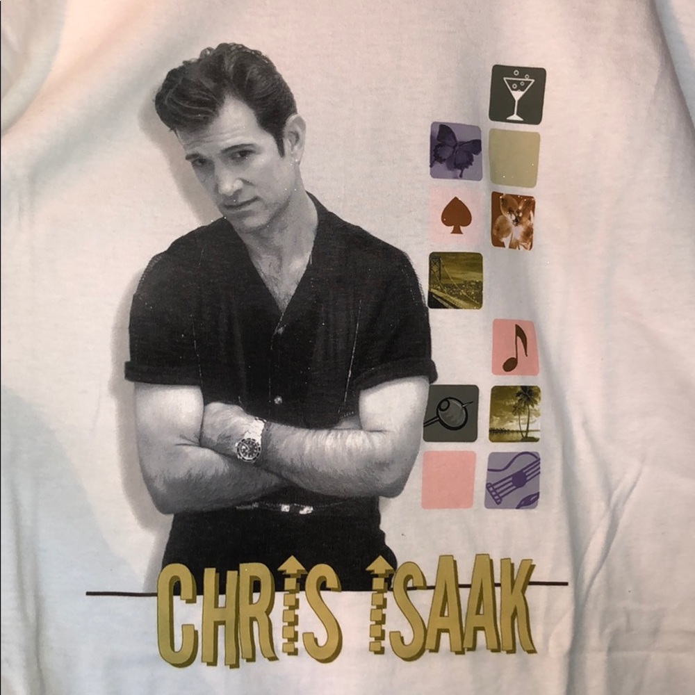 Chris Issak 2002 Tour T Shirt L
